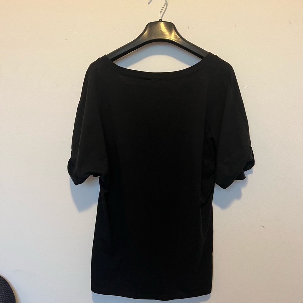 Relaxed Fit Black Short Sleeve Tee Size L - Picture 3 of 3